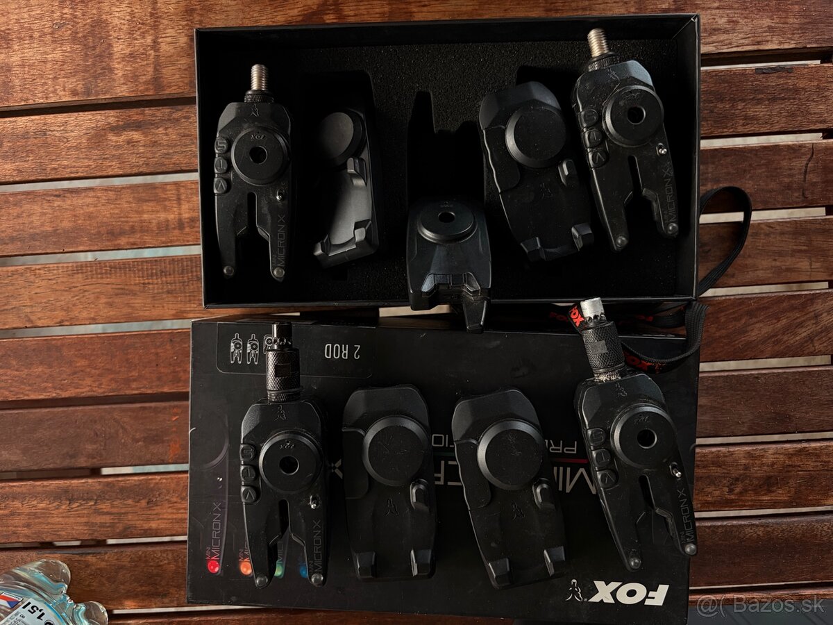 🎣 Predám signalizátory FOX Mini Micron X 4+1 - 7