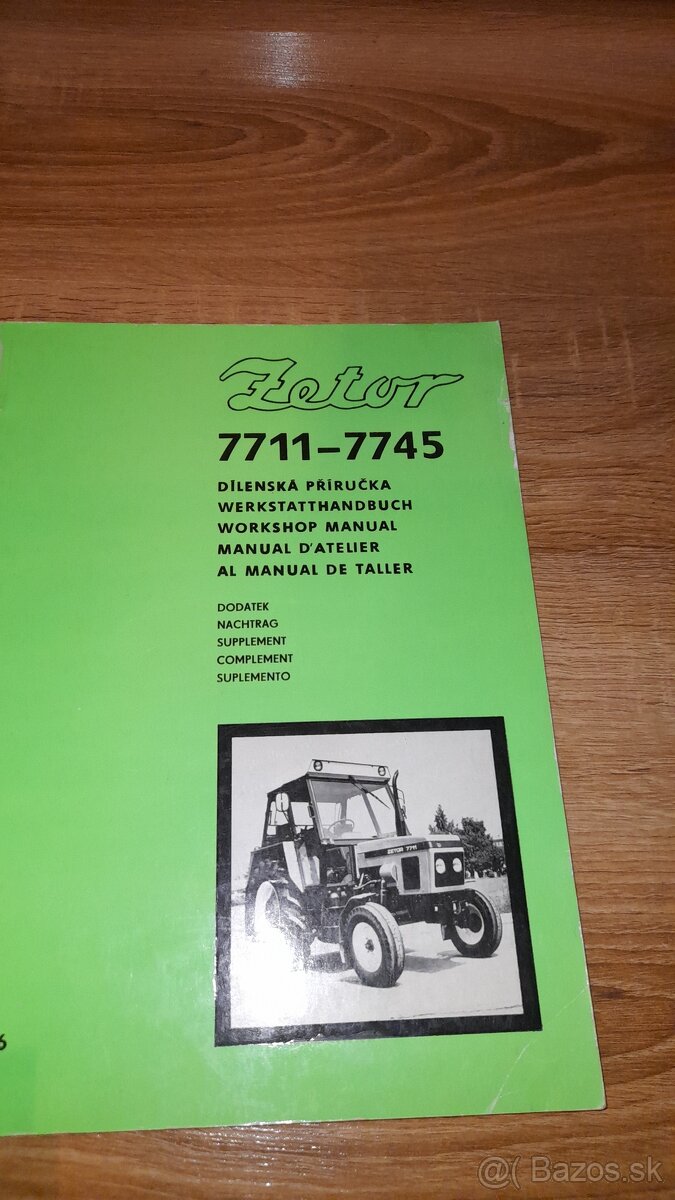 Zetor - príručky, návody, plagáty, katalógy ND - 7