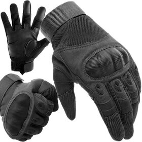 Taktické rukavice -čierne - 7