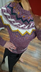 Zateplena zimna sukna HIGH MOUNTAIN sveter OLD NAVY M/L - 7