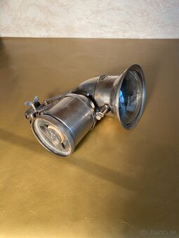 Karbidová lampa na historický bicykel. - 7