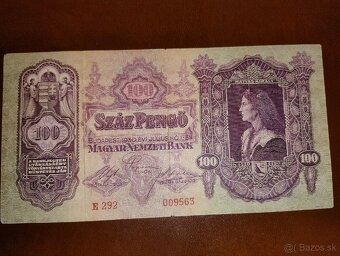 Bankovky Pengo,forint,0€ SNP, Mark - 7