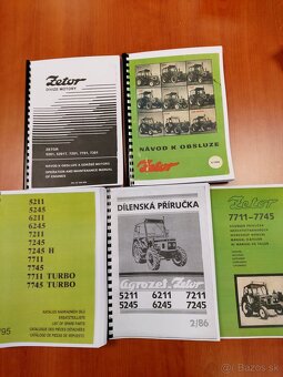NAJLACNEJŠIE príručky pre Zetor, kombajn a všetky stroje - 7