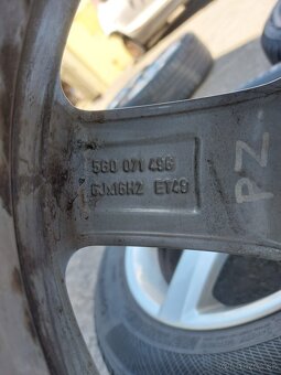 ELEKTRÓNY+PNEUMATIKY VW R16 5X112 6JX16 ET49 - 7
