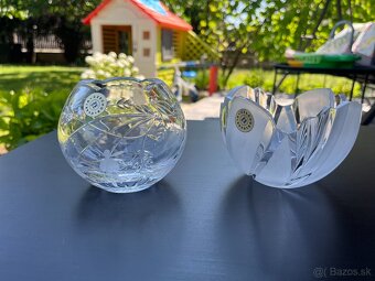 krištáľ - krištáľové nádoby, misy - nové bez poškodenia - 7