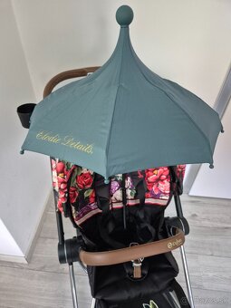 Predám kočík Cybex Priam Mios Spring Blossom Dark - 7