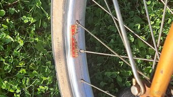 Starožitný skladací bicykel v pôvodnom stave - 7