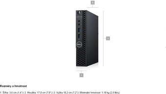 Dell OptiPlex 3070 (MFF) - Windows 11 - super stav - 7