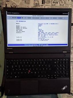 Lenovo T540p - i7-4810MQ - 16 GB RAM - 240 ssr - 7