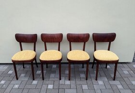Celodřevěné jídelní židle THONET 4ks po renovaci - 7