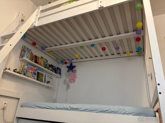 Predám vyvýšenú posteľ Ikea Stora - 7