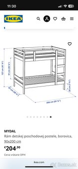 Ikea poschodová postel MYDAL - 7