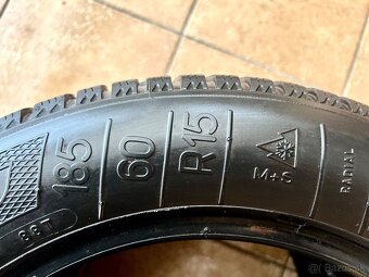 185/60 R15 zimné pneumatiky - 2 kusy - 7