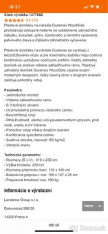 Duramax Plastový záhradny domcek WoodSide - 7