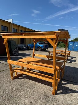 Masívne sedenie kryté, altanok - 7