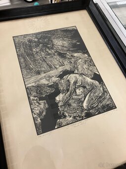 Originálna grafika I.Rumanského – „In Captivitate Babylonis“ - 7