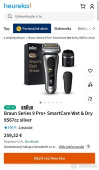 Braun Series 9 Pro+ PowerCase - holiaci strojček - 7