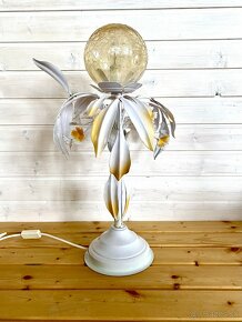 Stará romantická stolní lampa - 7