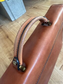 Kožená taška kufrík od značky katana - 7