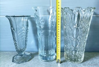 Retro sklo - misy, vázy, popolník - 7