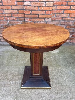 Art deco set 4 stoličky + stôl - 7