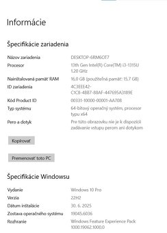 Lenovo V15 G4 IRU Bussines Black + ZÁRUKA - 7
