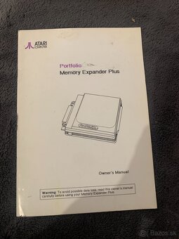Atari Portfolio Memory Expander HPC-104 - 256kb - 7