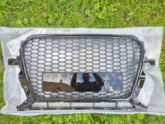 AUDI Q5 8R FACELIFT predná maska / HONEYCOMB / ČIERNA - 7