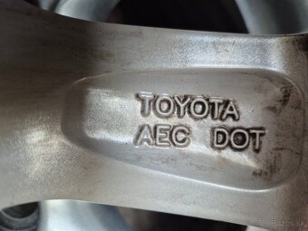 4x100 r15 ET39 x 5J elektróny originál TOYOTA - 7