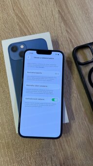 Vymenim iPhone 13 Blue 128gb ako novy - bateria zdravie 99% - 7