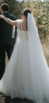 Svadobné šaty Magic Bride, kruh, závoj - 7