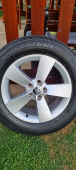 ORIGINAL DISKY SKODA 5x112 R17 + LETNE 215/65 R17 - 7