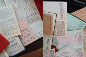Vkladné knižky- 5x vklady od r. 1882 - 16x vklady po r. 1945 - 7