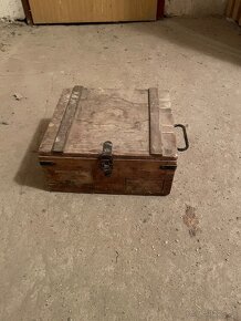 Vojenské debny z municie (2 ks),20l Kanister,Náboje - 7
