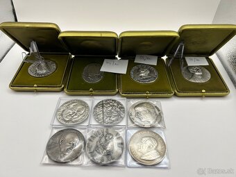 Investičné striebro zberateľstvo medaily medaila Ag - 7