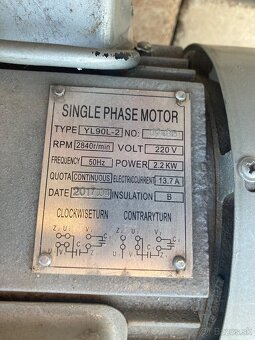 Pokosová píla na kov 230V, 2kW - 7