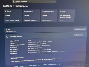 Dell OptiPlex 7010 Micro MFF – i5-13500T / 32GB / 256GB SSD - 7