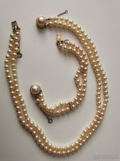 Perlový náhrdelník a náramok Majorica - 7