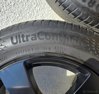 letné 5x108 205/60 R16 Continental UltraContact DOT1222 - 7