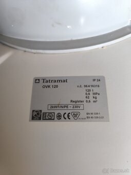 Bojler obojživelník 120 L Tatramat - 7