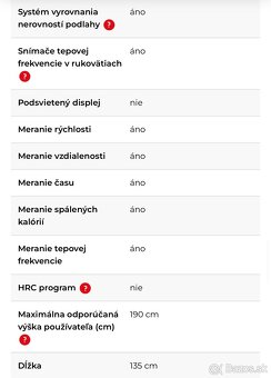 Predám eliptický trénažér zn. Madesto - 7