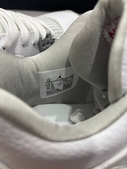 Air Jordan 4 White oreo , 44 - 7