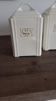 Starožitné dózy koreničky porcelán - 7