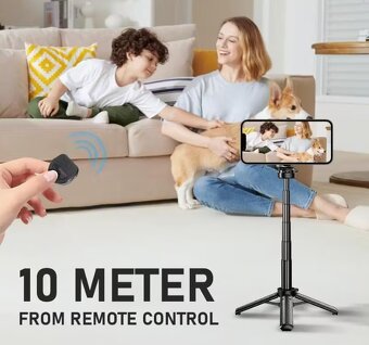 Predám selfie tyč mini na mobil so stojanom - 7