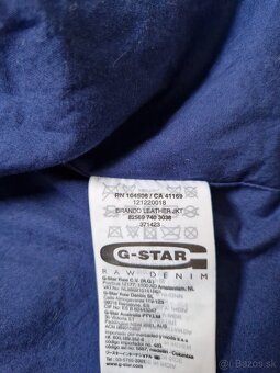 Pánská kožená bunda G-Star velikost M (48) c694 - 7