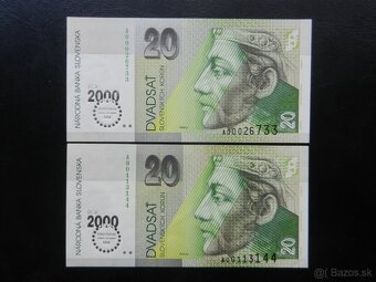 Slovenské bankovky pred eurom bimileniové - 7