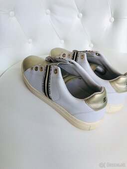 Tenisky Trussardi biela zlata - 7