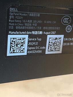 Monitor Dell P2217H - 7