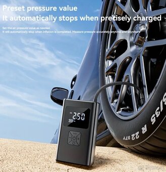 Predám mini auto kompresor 12V / USB-C - 7