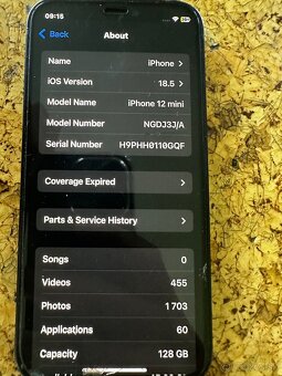 Iphone 12 mini 128GB Black - 7